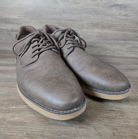 Dr. Scholls Mens Sync Grayish Brown Oxford Lace-Up Comfort Shoes Mens Sz 12 M - Picture 6 of 11